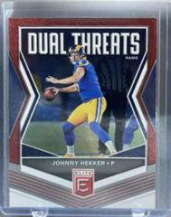 Johnny Hekker [Red] #DT-3 Football Cards 2019 Donruss Elite Dual Threats Prices