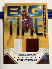 Jahan Dotson Football Cards 2022 Panini Rookies & Stars Big Time Prices