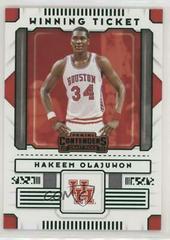 Hakeem Olajuwon [Green] Basketball Cards 2020 Panini Contenders Draft Picks Winning Tickets Prices