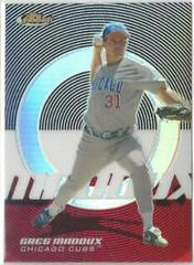 Greg Maddux [Refractor] #14 Baseball Cards 2005 Finest Prices