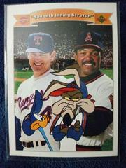 Jackson w/ Ryan [Looney Tunes Baseball] #98 Baseball Cards 1991 Upper Deck Comic Ball 2 Prices