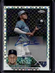 Luis Castillo [Xfractor] Baseball Cards 2023 Topps Chrome Update All Star Game Autographs Prices