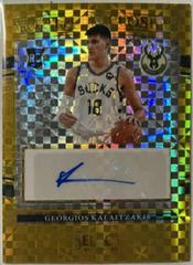 Georgios Kalaitzakis [Gold Prizm] Basketball Cards 2021 Panini Select Youth Explosion Signatures Prices