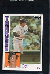 Tim Foli #38T Baseball Cards 1984 Topps Traded Tiffany Prices
