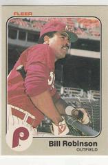Bill Robinson #170 Baseball Cards 1983 Fleer Prices