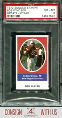 Bob Windsor [w/ Tab] Football Cards 1972 Sunoco Stamps Update Prices