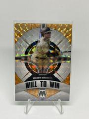 Manny Machado [Orange Fluorescent] #WW-3 Baseball Cards 2022 Panini Mosaic Will to Win Prices