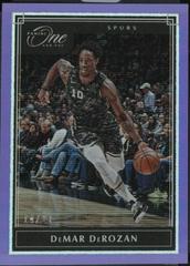 DeMar DeRozan [Purple] #67 Basketball Cards 2019 Panini One and One Prices