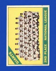 Giants Team #19 Baseball Cards 1966 Topps Prices