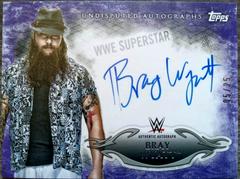 Bray Wyatt [Purple] Wrestling Cards 2015 Topps WWE Undisputed Autographs Prices