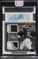 Gavin Sheets [Black] #RDJA-GS Baseball Cards 2022 Panini Three and Two Rookie Dual Jersey Autographs Prices