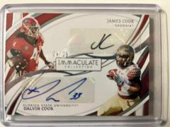 James Cook, Dalvin Cook Football Cards 2022 Panini Immaculate Collegiate Dual Autographs Prices