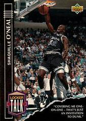 Shaquille O'Neal #LT3 Basketball Cards 1993 Upper Deck Locker Talk Prices