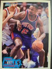 Terry Mills #61 Basketball Cards 1993 Fleer Prices