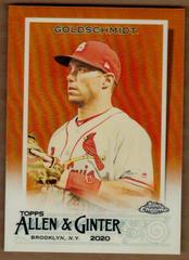Paul Goldschmidt [Orange] #3 Baseball Cards 2020 Topps Allen & Ginter Chrome Prices