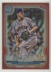 Zack Greinke [Red] Baseball Cards 2020 Topps Gypsy Queen Prices