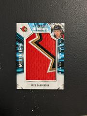 Jake Sanderson Hockey Cards 2022 Upper Deck Black Diamond Rookie Team Logo Jumbo Patches Prices