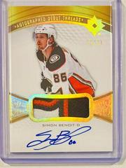 Simon Benoit #ADT-SB Hockey Cards 2021 Ultimate Collection Debut Threads Auto Patch Prices