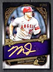 Mike Trout #BR-MT Baseball Cards 2022 Topps Five Star Royalty Autographs Prices