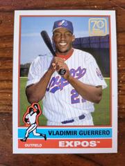 Vladimir Guerrero Baseball Cards 2021 Topps 70 Years of Baseball Prices
