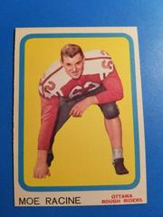 Moe Racine #55 Football Cards 1963 Topps CFL Prices