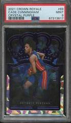 Cade Cunningham [Crystal Purple] Basketball Cards 2021 Panini Crown Royale Prices