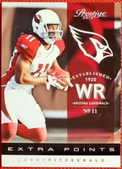 Larry Fitzgerald [Extra Points Black] Football Cards 2012 Panini Prestige Prices