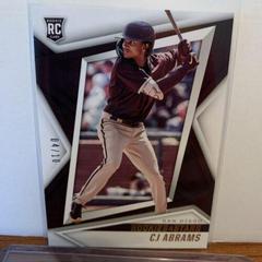 CJ Abrams [Gold] Baseball Cards 2022 Panini Chronicles Rookies & Stars Prices