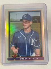 Bobby Witt Jr. [Chrome] #91B-BW Baseball Cards 2021 Bowman 1991 Prices