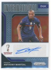 Anthony Martial Soccer Cards 2022 Panini Prizm World Cup International Ink Autograph Prices