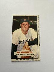 Bill Monbouquette [Hand Cut] #21 Baseball Cards 1963 Bazooka Prices