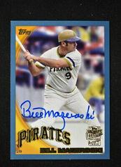 Bill Mazeroski [Blue] #10FF-BM Baseball Cards 2022 Topps Archives 2010 Fan Favorites Autographs Prices