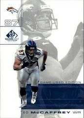 Ed McCaffrey #31 Football Cards 2001 SP Game Used Prices