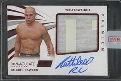 Robbie Lawler [Red] Ufc Cards 2021 Panini Immaculate UFC Premium Memorabilia Autographs Prices