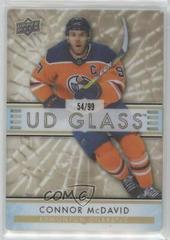 Connor McDavid [Gold] #GS-30 Hockey Cards 2021 Upper Deck Ovation UD Glass Stars Prices