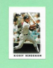 Rickey Henderson Baseball Cards 1988 Topps Mini League Leaders Prices