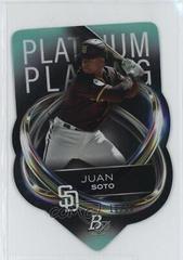 Juan Soto [Aqua] #PPD-17 Baseball Cards 2023 Bowman Platinum Plating Die Cut Prices