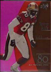 Jerry Rice [Essential Credentials Future] #7 Football Cards 1998 Skybox E X2001 Prices