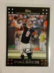 Carson Palmer #11 Football Cards 2007 Topps Prices