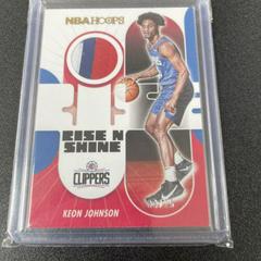 Keon Johnson [Prime] Basketball Cards 2021 Panini Hoops Rise N Shine Memorabilia Prices