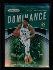 Giannis Antetokounmpo [Green Prizm] Basketball Cards 2019 Panini Prizm Dominance Prices