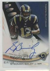 Stedman Bailey [Black Refractor] Football Cards 2013 Topps Platinum Autograph Prices