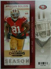 Anquan Boldin #2 Football Cards 2013 Panini Contenders Prices