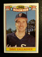 Dave Gallagher Baseball Cards 1989 Topps Glossy Rookies Prices