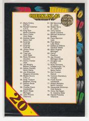Checklist #2 #119 Basketball Cards 1991 Wild Card Prices
