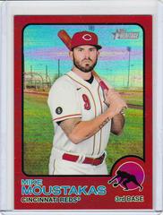 Mike Moustakas [Chrome Red] Baseball Cards 2022 Topps Heritage Prices
