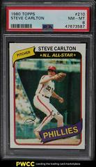 Steve Carlton #210 Baseball Cards 1980 Topps Prices