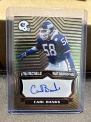 Carl Banks Football Cards 2021 Panini Chronicles Invincible Autographs Prices