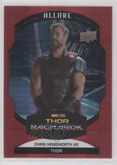 Chris Hemsworth as Thor [Red] #98 Marvel 2022 Allure Prices