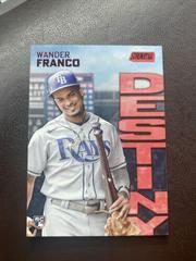 Wander Franco [Red] #8B Baseball Cards 2022 Stadium Club Dynasty and Destiny Prices